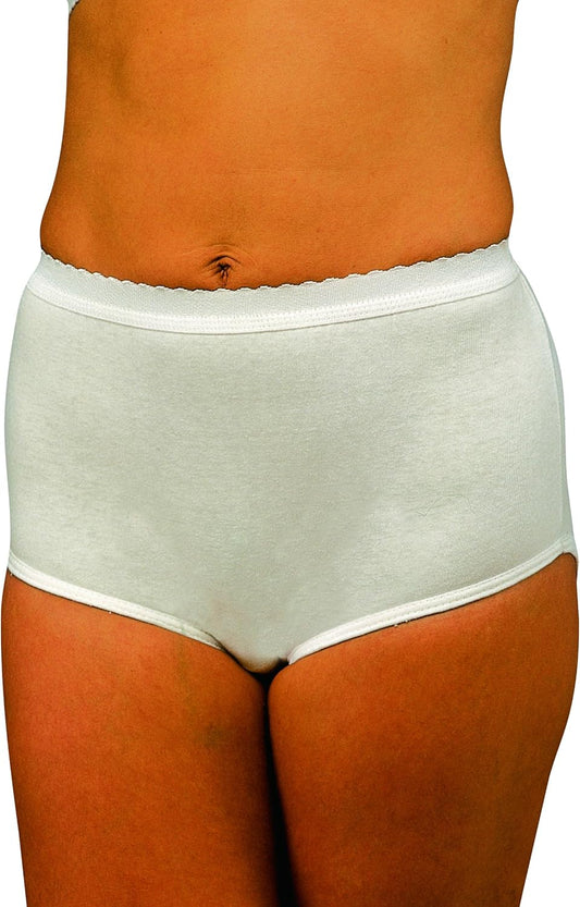 LADIES COTTON UNDERWEAR WITH LINER LARGE