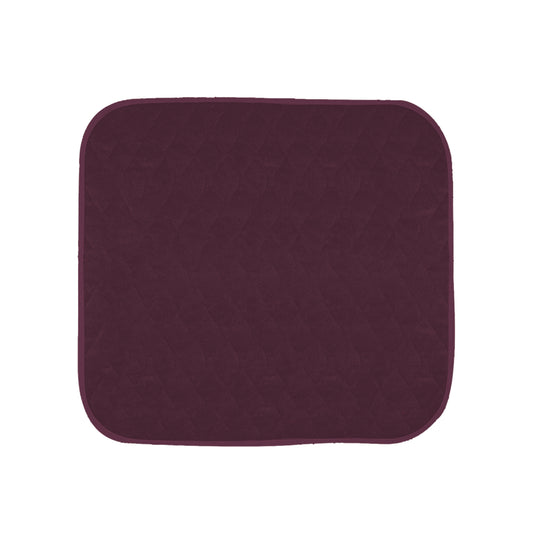 PORTABLE SEAT PROTECTOR BURGUNDY 21" X 22"